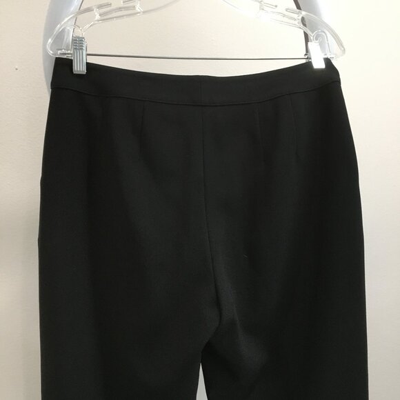 ST JOHN Caviar Black Crop/Ankle Dress Pant - Picture 6 of 6